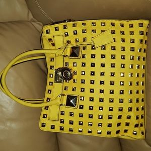 red hard shell suitcase